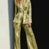 Women's Sparkly 2 Pieces Sequins Suit