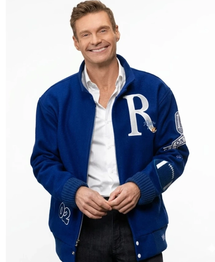 Ryan Seacrest American Idol On Air Branding Blue Jacket