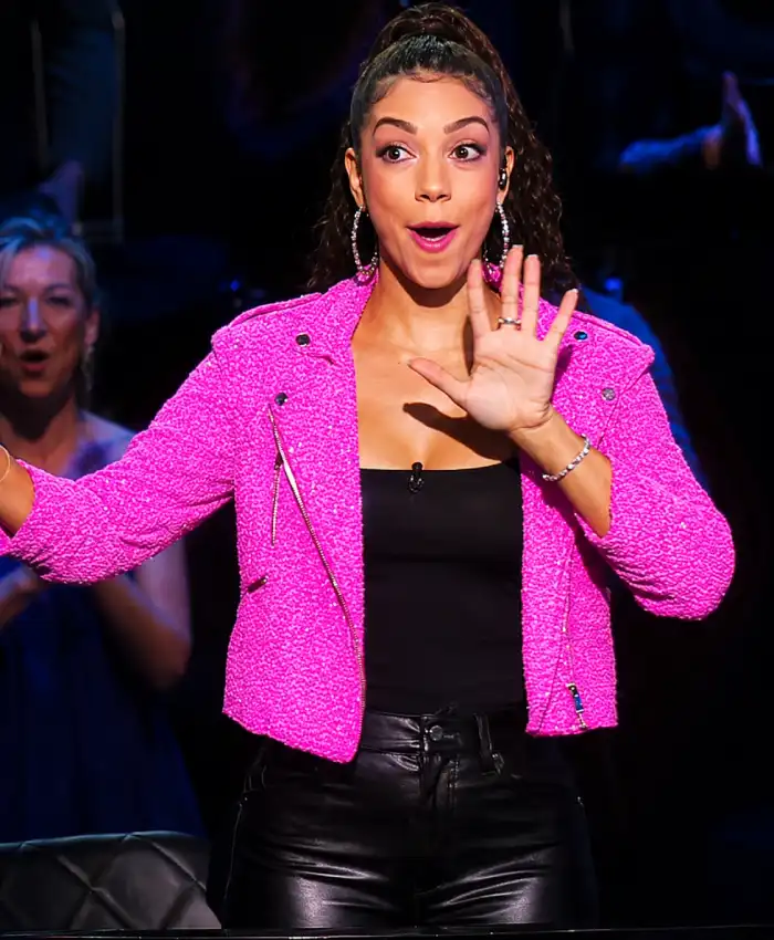 Beat Shazam S07 Corinne Foxx Pink Sequin Jacket