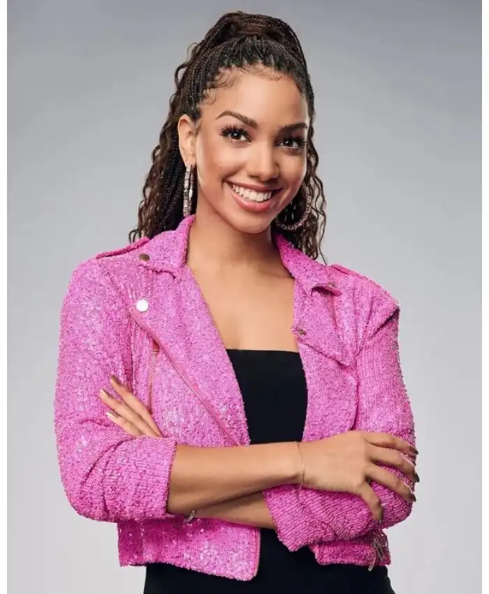Beat Shazam S07 Corinne Foxx Pink Sequin Jacket