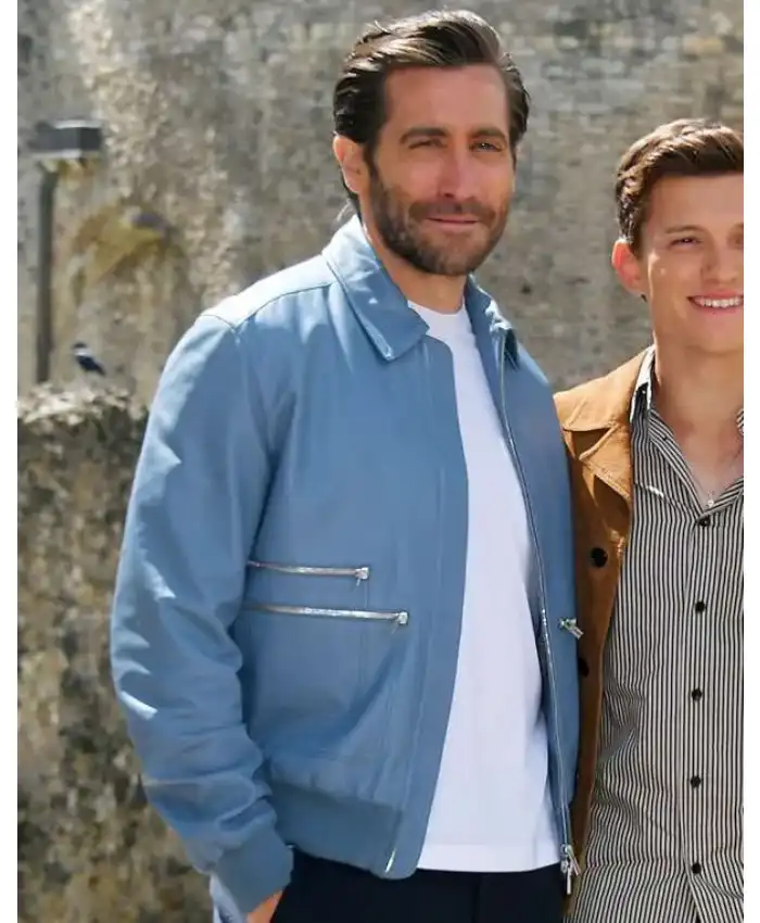 Spiderman Far From Home Jake Gyllenhaal Blue Jacket