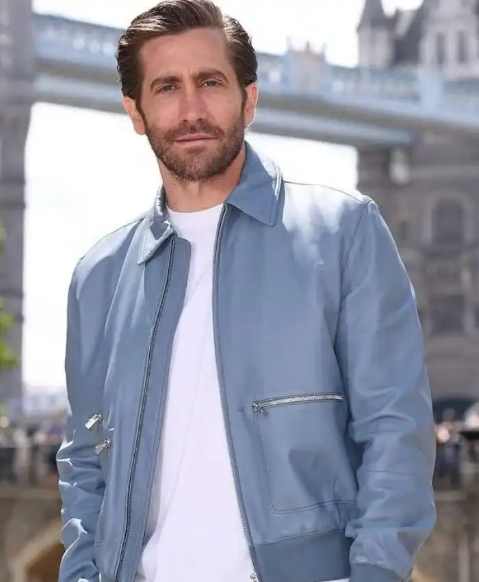 Spiderman Far From Home Jake Gyllenhaal Blue Jacket