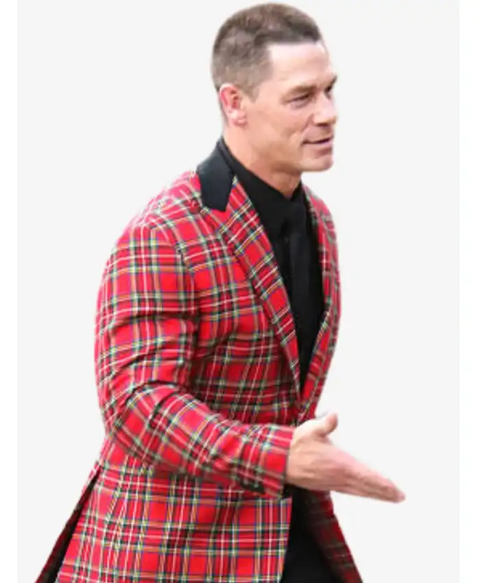 John Cena Coyote Vs Acme 2026 Plaid Blazer
