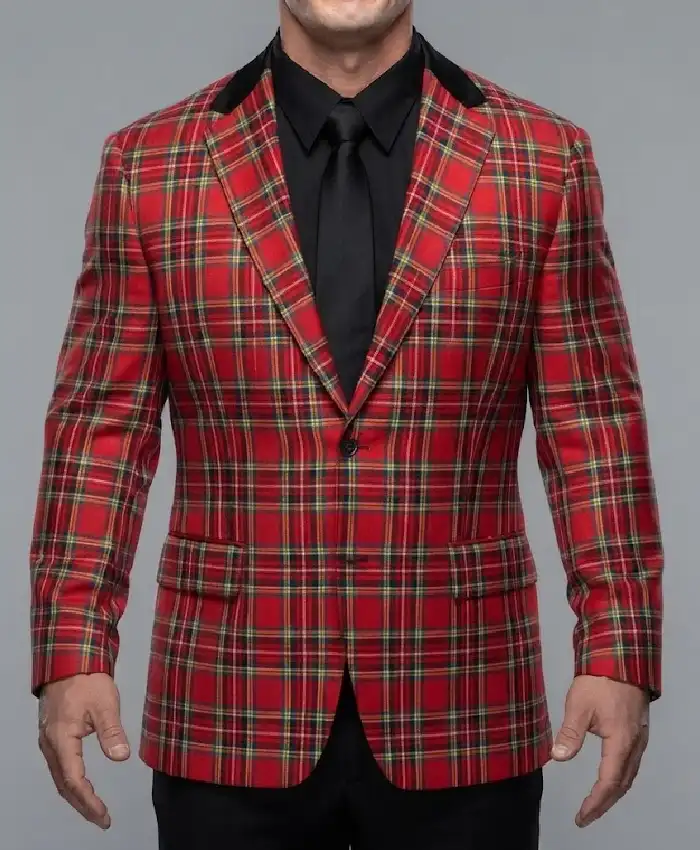 John Cena Coyote Vs Acme 2026 Plaid Blazer