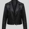 UGG x Willy Chavarria Danny Trejo Black Leather Jacket