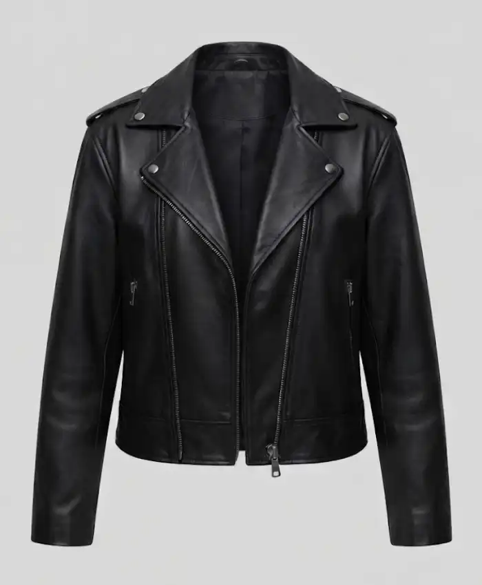 UGG x Willy Chavarria Danny Trejo Black Leather Jacket