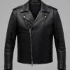 UGG x Willy Chavarria Danny Trejo Black Leather Jacket