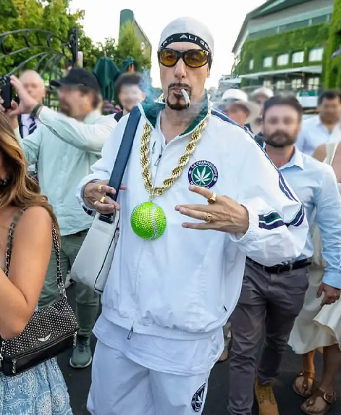 Ali G Cohen Wimbledon White Sacha Baron Track Jacket