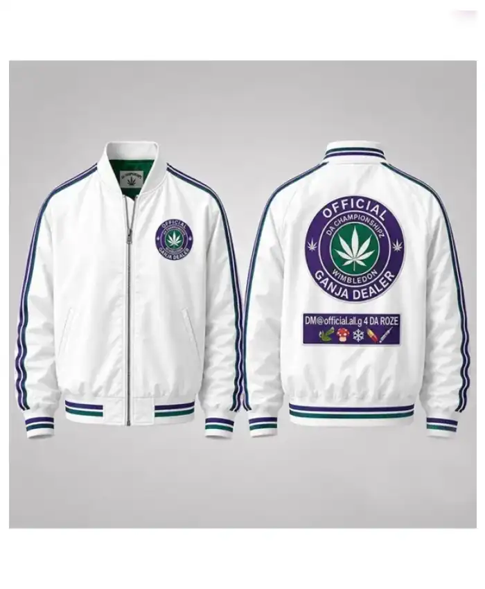 Ali G Cohen Wimbledon White Sacha Baron Track Jacket