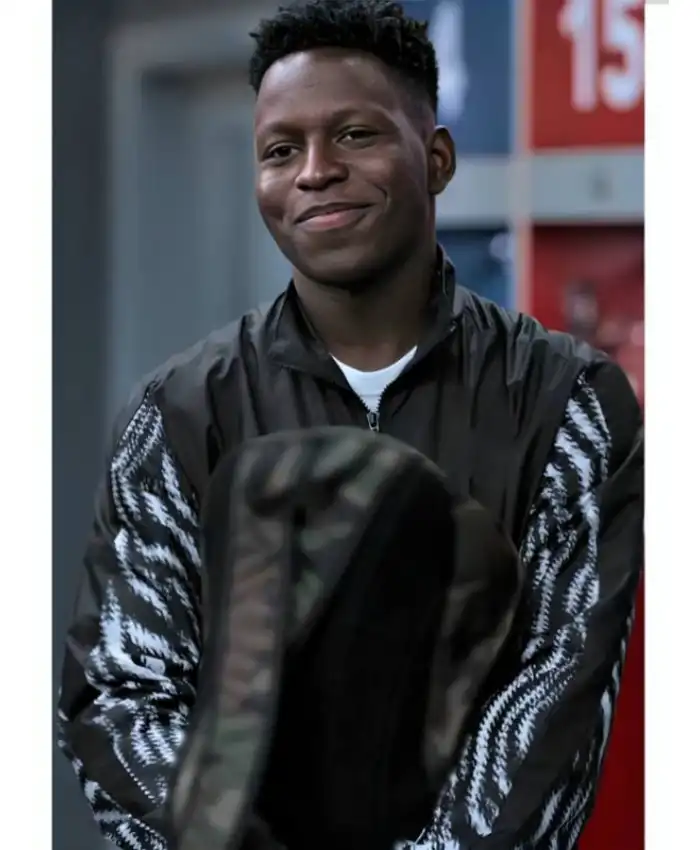Ted Lasso Toheeb Jimoh Zebra Printed Jacket