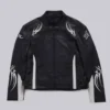Adults S02 Owen Thiele Black Leather Biker Jacket