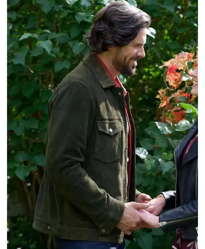 Chris McNally Love Finds You Green Suede Jacket