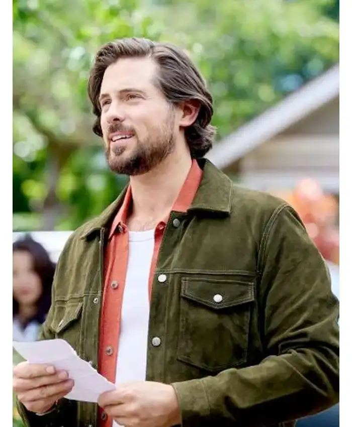 Chris McNally Love Finds You Green Suede Jacket