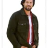 Chris McNally Love Finds You Green Suede Jacket