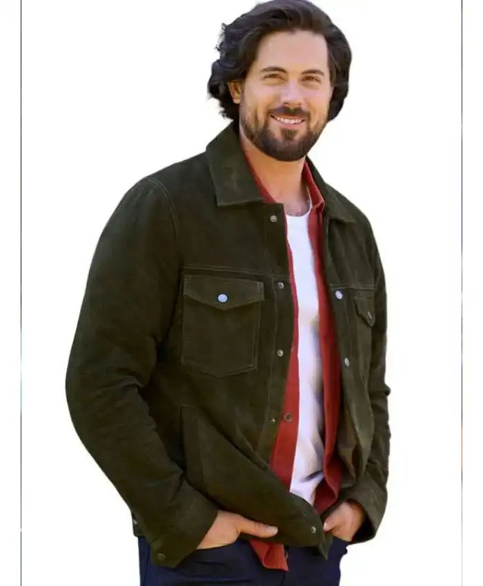 Chris McNally Love Finds You Green Suede Jacket
