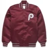 Ryan Phillippe Philadelphia Phillies Burgundy Jacket