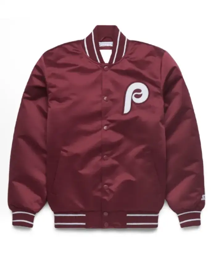 Ryan Phillippe Philadelphia Phillies Burgundy Jacket