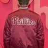 Ryan Phillippe Philadelphia Phillies Burgundy Jacket