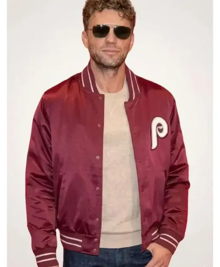 Ryan Phillippe Philadelphia Phillies Burgundy Jacket
