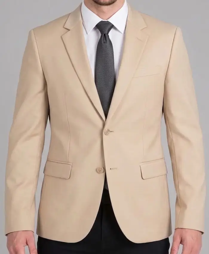Cristiano Ronaldo Vogue Beige Blazer
