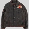 Canadian Finals Rodeo Brown Leather Jacket