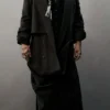 Johnny Depp Dior Sauvage Extrait Black Long Coat