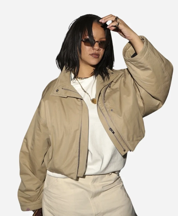 New York City SoHo 2026 Rihanna Oversized Jacket