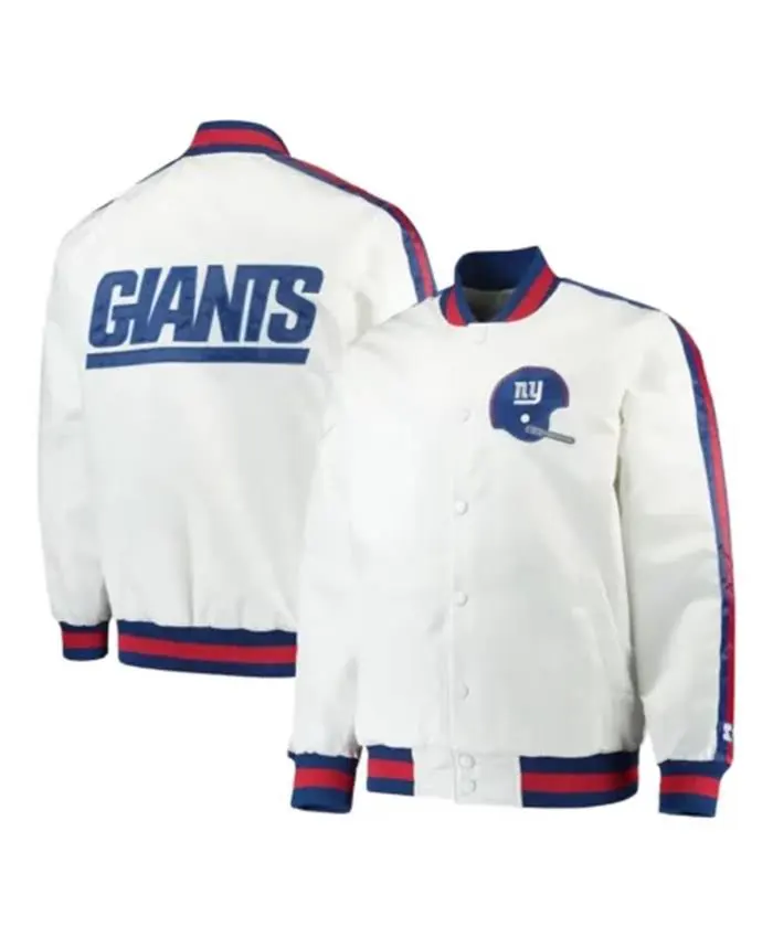 New York Giants White Jacket For Sale
