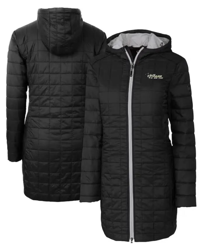 New York Jets Elvis Wolf Full Zip Hooded Long Coat