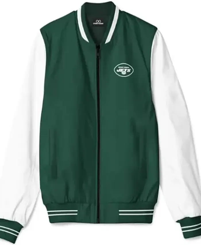 New York Jets Mervin Von Full Zip Bomber Jacket