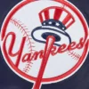 New York Yankees Letterman Full Snap Navy Jacket