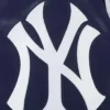 New York Yankees Letterman Full Snap Satin Jacket
