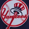 New York Yankees Living Large Navy Full Zip Cotton Jacket