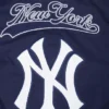 New York Yankees Living Large Navy Full Zip Twill Cotton Jacket