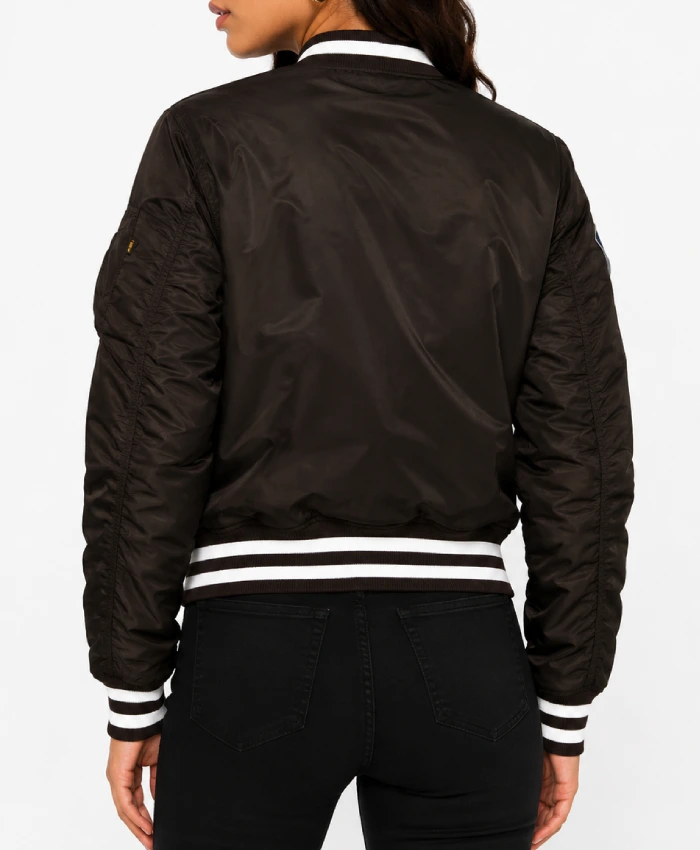 New York Yankees x Alpha x New Era MA 1 Satin Jacket