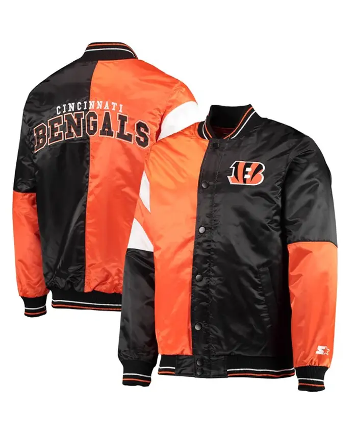 Niall Cincinnati Bengals Starter Satin Varsity Jacket
