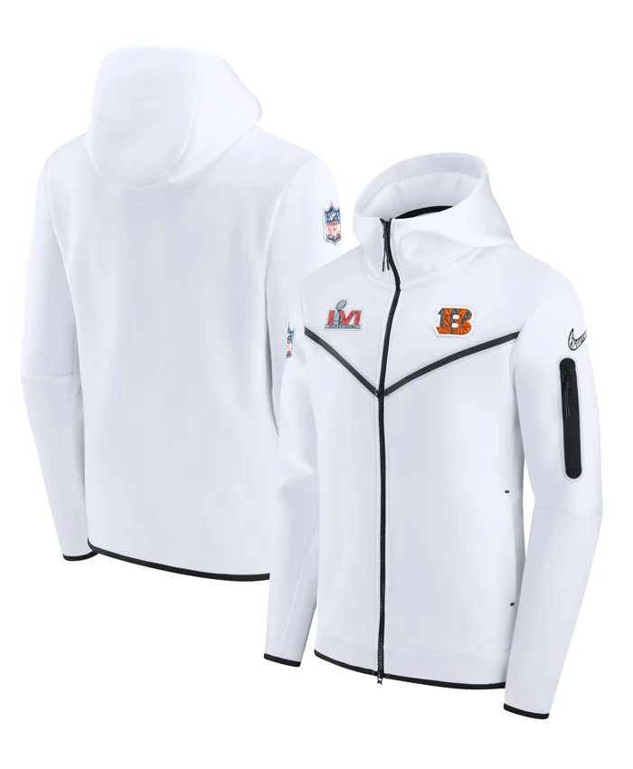 Nico Cincinnati Bengals Super Bowl White Jacket