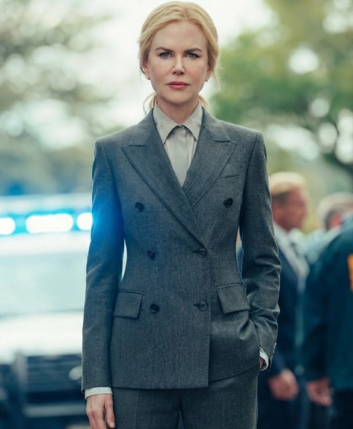 Nicole Kidman TV Series Special Ops Lioness Season 3 Kaitlyn Meade Dark Grey Double Breasted Blazer