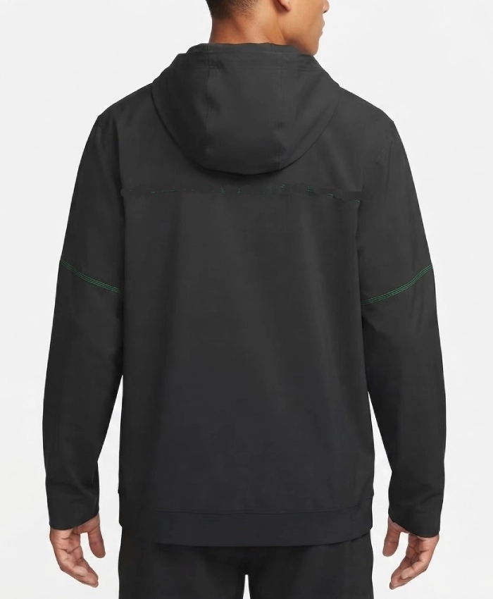 Nike Black Oregon Ducks 2026 Sideline Anorak Half Zip Hooded Jacket Sale