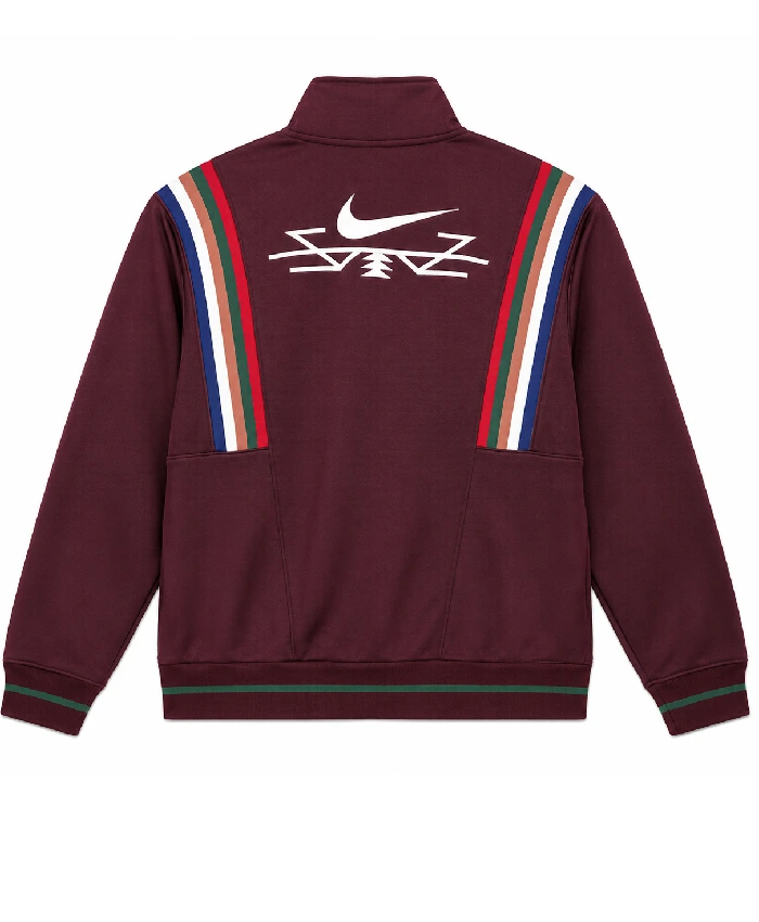 Nike N7 Zip Up Burgundy Jacket