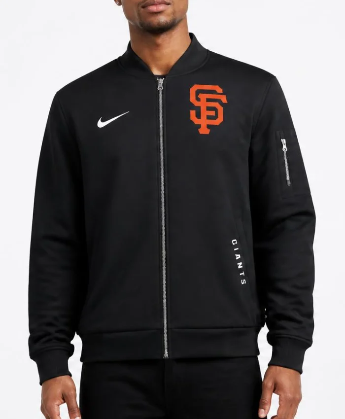 Nike San Francisco Giants Dugout Bomber Jacket Mens