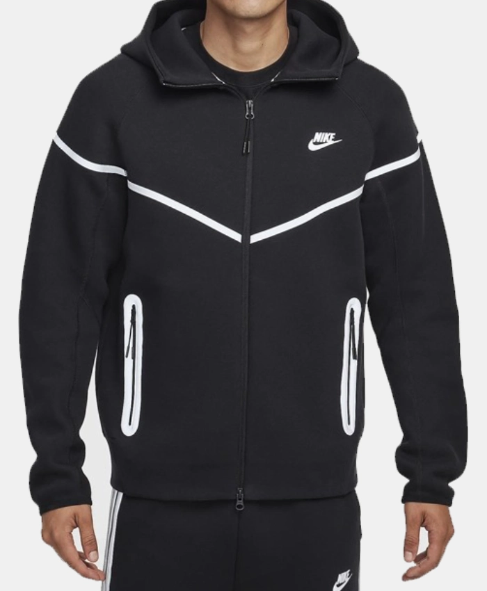 Nike Tech Windrunner Reflective Design Black Full Zip Jacket