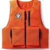 Nike x One Piece Zip Up Orange Cotton Vest