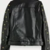 Nora West Allen TV Series The Flash Season 09 Jessica Parker Kennedy Star Black Biker Leather Jacket