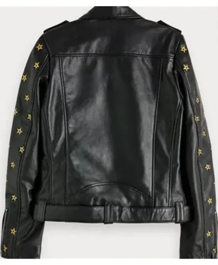 Nora West Allen TV Series The Flash Season 09 Jessica Parker Kennedy Star Black Biker Leather Jacket