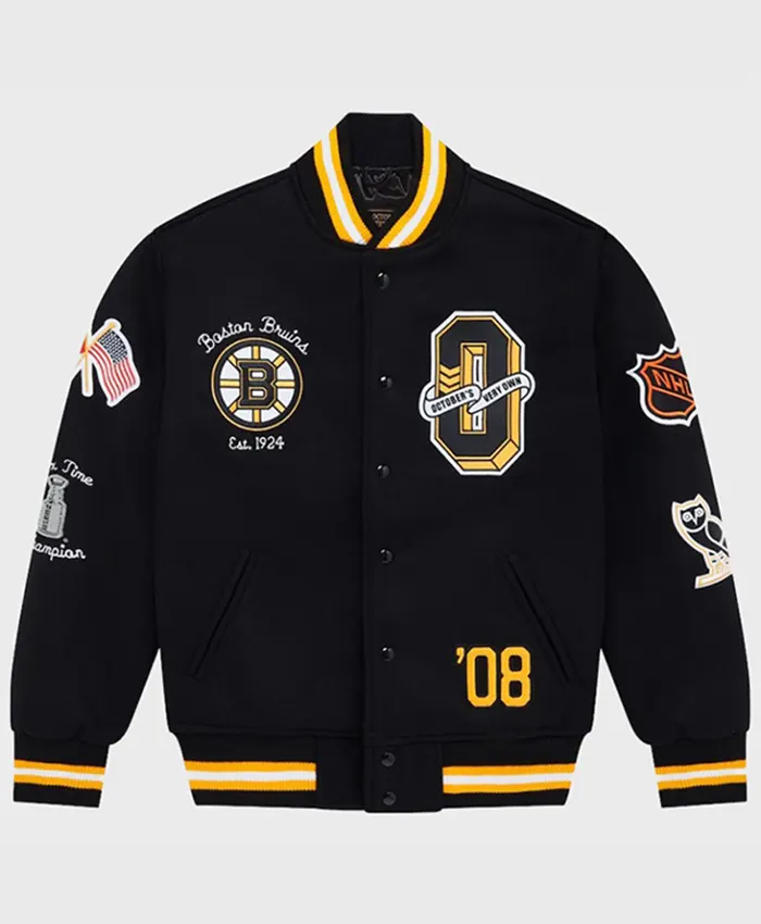 OVO Boston Bruins Varsity Jacket