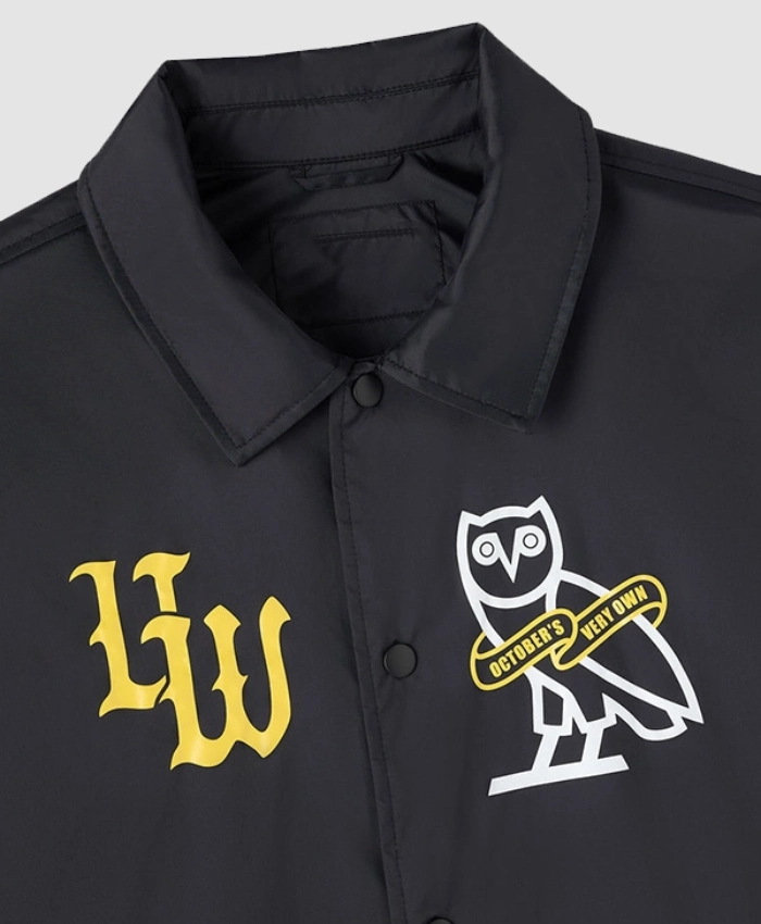 OVO Campus 01 The Canadian Collection University of Waterloo 2026 Black Coaches Jacket