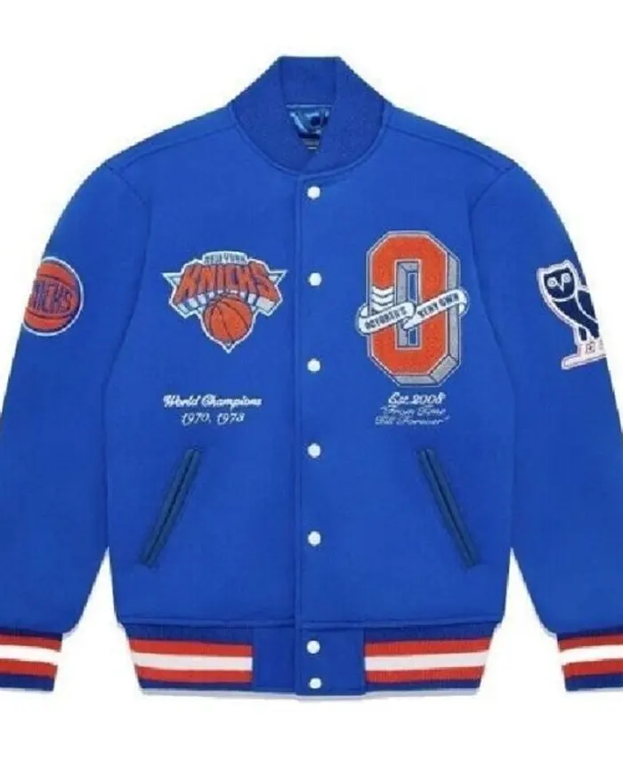 OVO Knicks Varsity Jacket