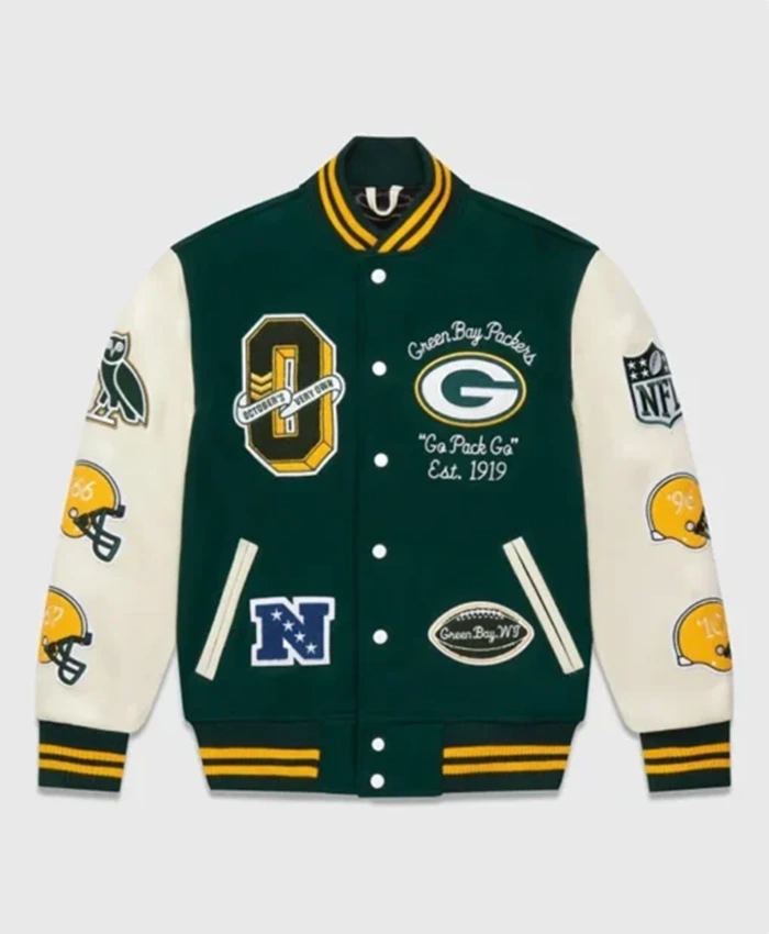 OVO NFL Letterman Varsity Jacket - Image 2