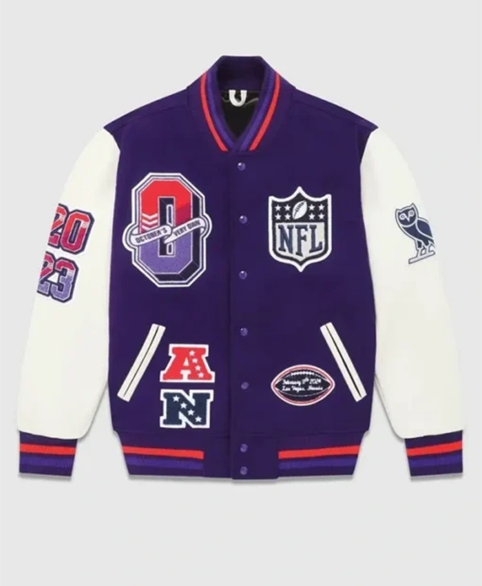 OVO NFL Letterman Varsity Jacket